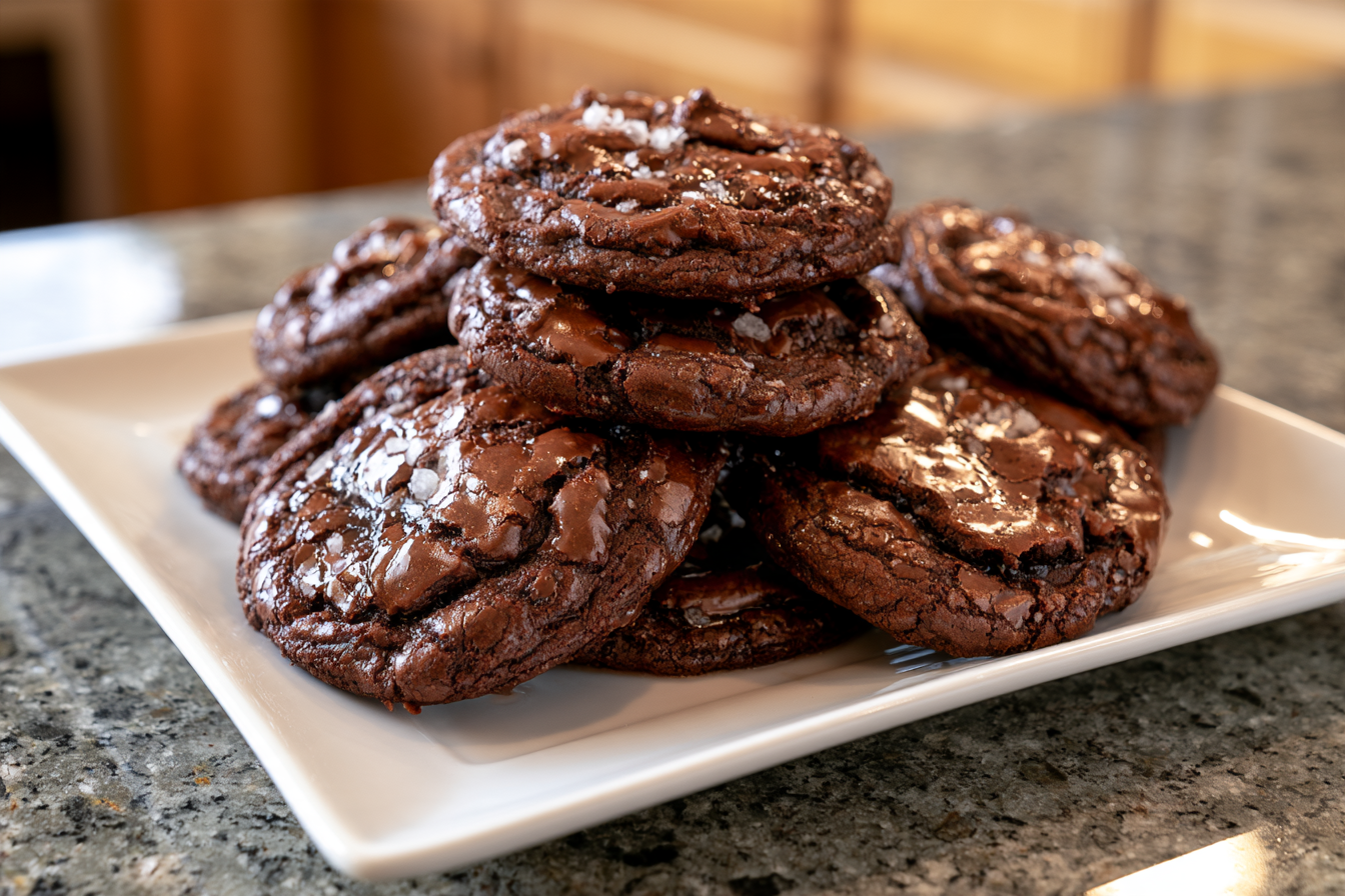 Chewy Salted Brownie Cookies Recipe: Fudgy & Irresistible