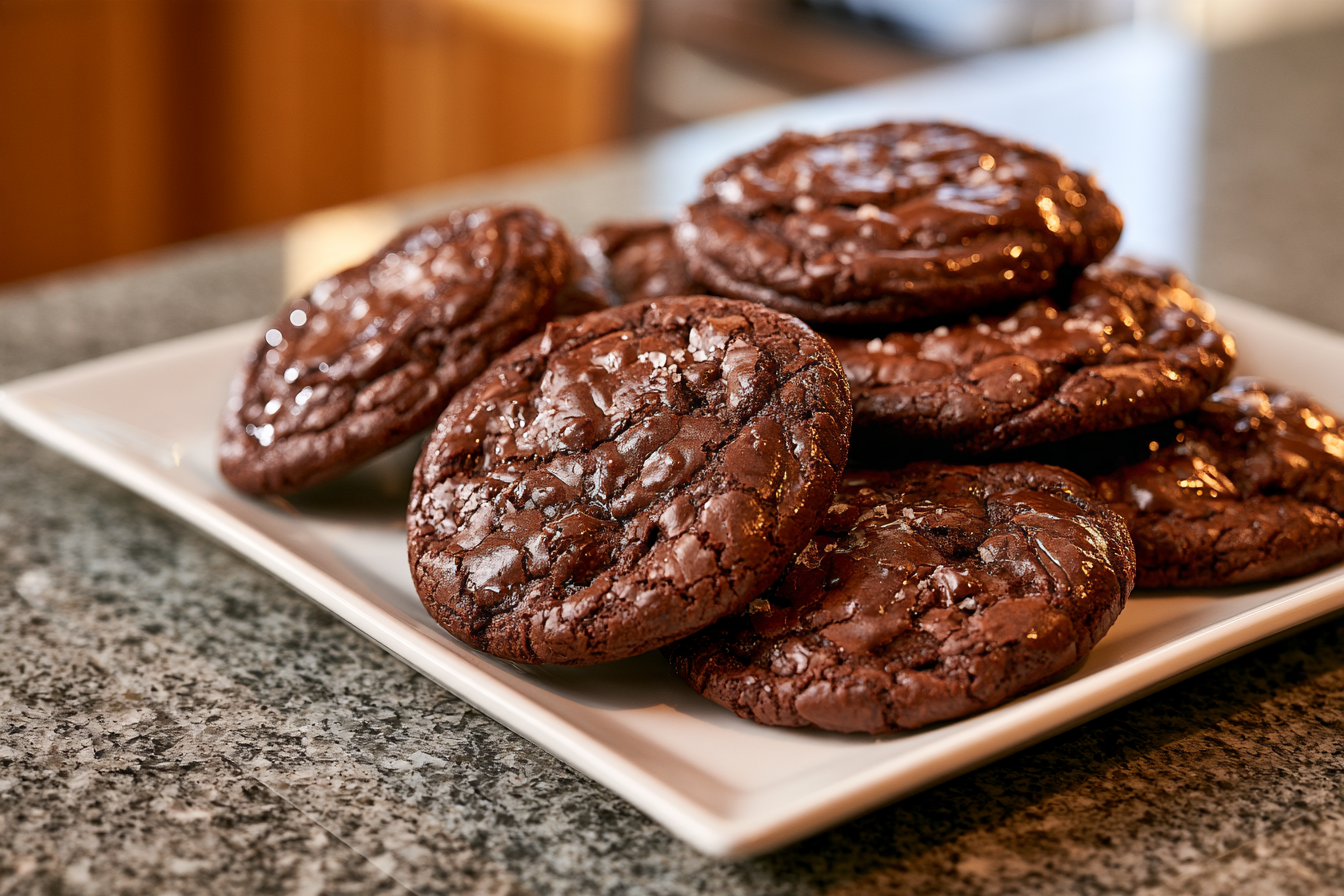 Chewy Salted Brownie Cookies Recipe: Fudgy & Irresistible