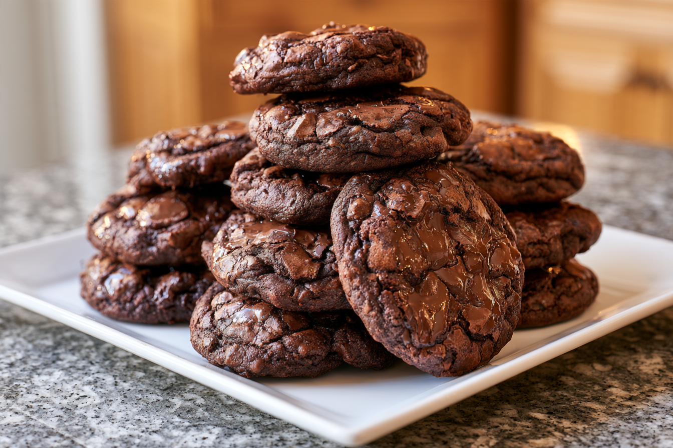 Unbelievably Fudgy 3-Ingredient Brownie Cookies: Your Easiest Chocolate Fix!