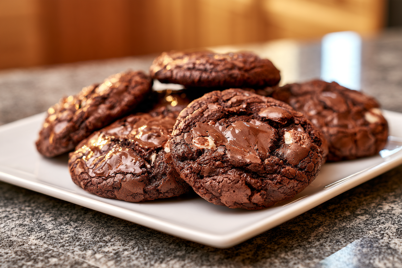 Unbelievably Fudgy 3-Ingredient Brownie Cookies: Your Easiest Chocolate Fix!